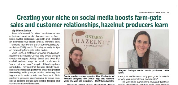 Feature in Niagara Farms